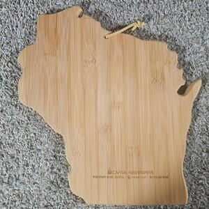 Totally Bamboo State Of WISCONSIN Cutting Board Wisconsin State Journal Madison